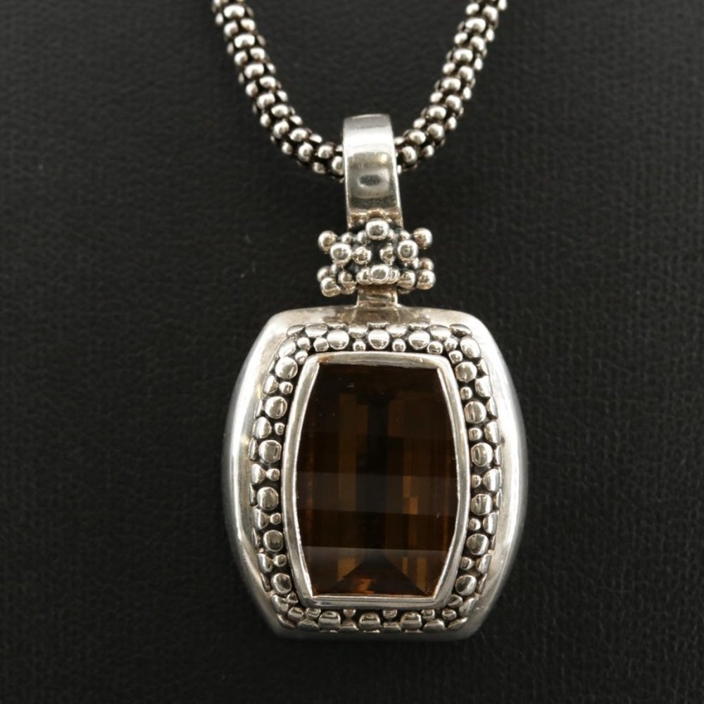 Michael Dawkins Sterling Citrine Enhancer Pendant